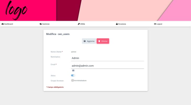 Progetto pronto material design
